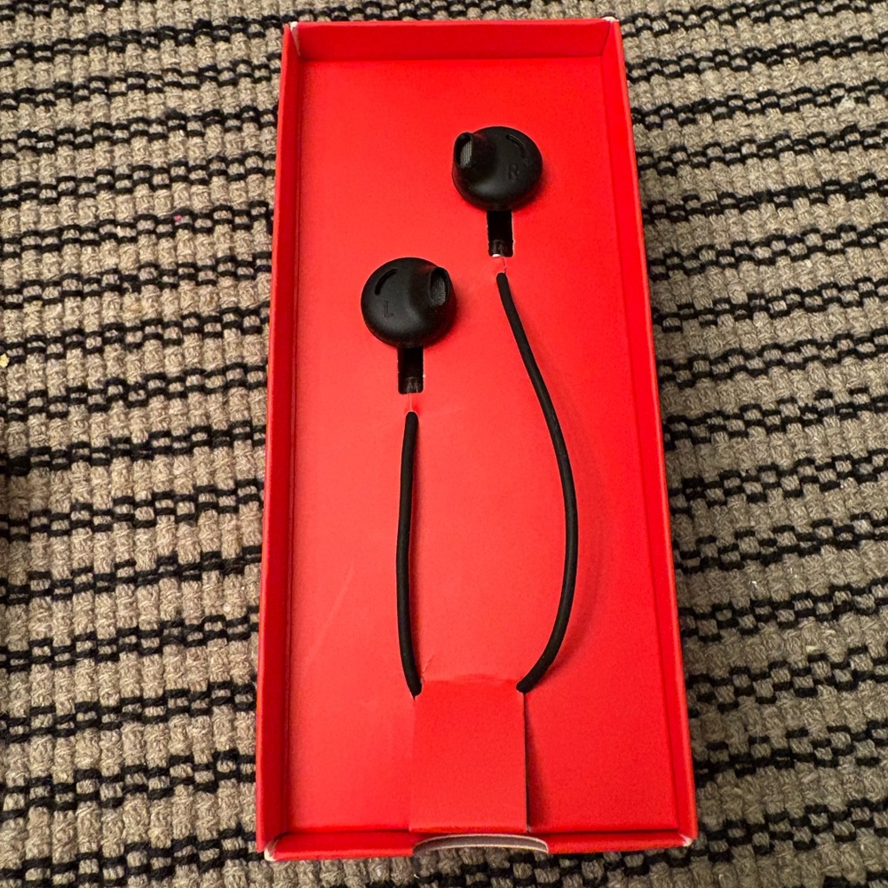 Peloton Black Earbud Headphones